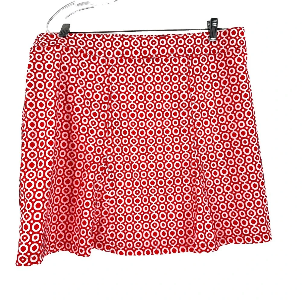 RipSkirt Hawaii Dot Quick‎ Wrap Skirt Women's XL Orange Aloha Resortwear Beach